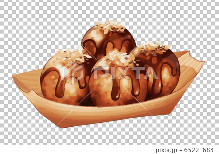 イラスト素材 たこ焼き たこやきのイラスト素材